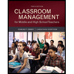 Classroom Management for Middle and High School Teachers Looseleaf 10TH 17 Edition, by Edmund T Emmer - ISBN 9780134028859