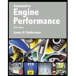 Automotive Engine Performance 5TH 17 Edition, by James D Halderman - ISBN 9780134074917