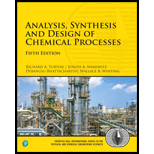 Analysis Synthesis and Design of Chemical Processes 5TH 18 Edition, by Richard A Turton - ISBN 9780134177403