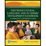 Crosscultural Language and Academic Development Handbook   Text Only 6TH 18 Edition, by Diaz Rico Lynne T - ISBN 9780134293257