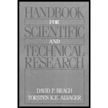 Handbook for Scientific and Technical Research