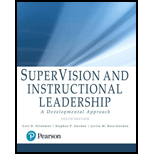 Supervision And Instructional Leadership A Developmental Approach 10th Edition 9780134449890 Textbooks 