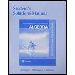 Elementary and Intermediate Algebra - Student Solutions Manual - Marvin L. Bittinger, David J. Ellenbogen and Barbara L. Johnson