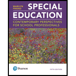 Special Education Looseleaf   Text Only 5TH 18 Edition, by Marilyn Friend - ISBN 9780134489056