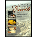 Resources of the Earth  Origin, Use, and Environmental Impact