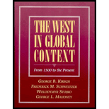 West in Global Context  From 1500 to the Present