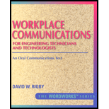 Workplace Communications for Engineering Technicians and Technologists