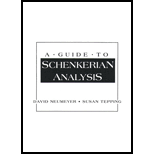 Guide to Schenkerian Analysis