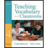 Teaching Vocabulary in All Classrooms