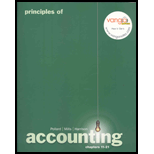 Principles of Accounting Chapters 11 21 Pkg.