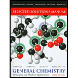 General Chemistry   Selected Solution Manual