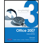 Exploring Microsoft Office 2007, Volume 1   With CD