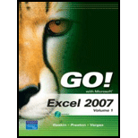 Go With Microsoft Excel 2007, Volume 1  With CD