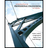 Intro. to Profess. Engineering in Canada