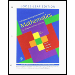 Problem Solving Approach to Mathematics for Elementary School Teachers Looseleaf 13TH 20 Edition, by Rick Billstein Shlomo Libeskind Johnny Lott and Barbara Boschmans - ISBN 9780135184172