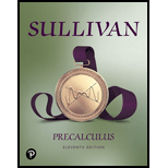 Precalculus Looseleaf 11TH 20 Edition, by Michael Sullivan - ISBN 9780135189627