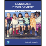 Language Development An Introduction 10TH 20 Edition, by Robert E Owens - ISBN 9780135206485