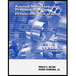 Applied Manufacturing Process Planning