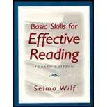 Basic Skills for Effective Reading