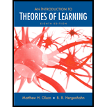 Introduction To The Theories Of Learning 8th Edition (9780136057727 ...