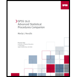 SPSS 16.0 Advanced Statistical Procedures Companion