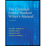 Criminal Justice Student Writers Manual