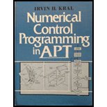 Numerical Control Programming In Apt