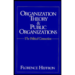 Organization Theory and Public Organizations