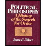 Political Philosophy  A History of the Search for Order