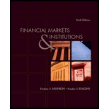 Financial Markets and Institutions With Study Guide