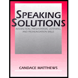 Speaking Solutions  Interaction, Presentation, Listening, and Pronunciation