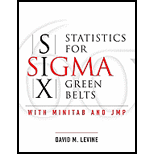 Statistics for Six Sigma Green Belts With Minitab and Jmp