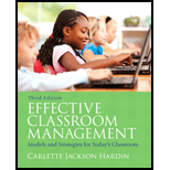 Effective Classroom Management by Carlette Jackson Hardin - ISBN 9780137055036