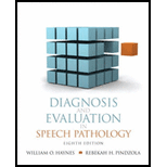 Diagnosis and Evaluation in Spch Patholgy - Haynes