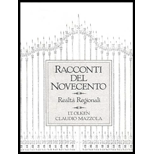 Racconti Del Novecento  Realta Regionali