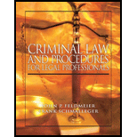 Criminal Law and Procedure for Legal Professionals by John Feldmeier - ISBN 9780138021160