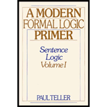 Modern Formal Logic Primer  Sentence Logic, Volume I