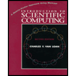 Introduction to Scientific Computing  A Matrix Vector Approach Using MATLAB