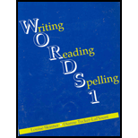 Words  Writing, Reading, Spelling, Book 1