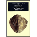 Oresteian Trilogy Agamemnon The Choephori The Eumenides 59 Edition, by Aeschylus and Philip Translator Vellacott - ISBN 9780140440676