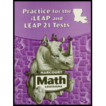 Harcourt School Publishers Math Louisiana Test Preparation Grade 4 - Harcourt