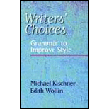 Writers Choices  Grammar to Improve Style