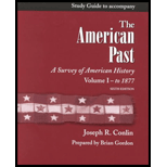 American Past  A Survey of American History, Volume I, 1977 (Study Guide)