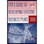 CPAs Guide to Developing Effective Business Plans 2000 /  With CD ROM