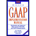 GAAP Implementation Manual