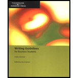 Writing Guidelines for Business Students