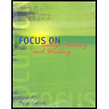 Focus on College Reading and Writing