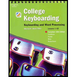 College Keyboarding, Microsoft Word, 1   60 (Canadian)