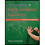 Introduction to Early Childhood Education  A Canadian Perspective (Canadian)