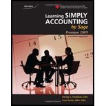 Learning Simply Accounting 2009 by Sage   With CD